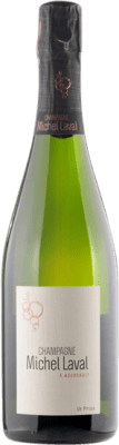 76,95 € 免费送货 | 白起泡酒 Michel Laval Ut Prius A.O.C. Champagne 香槟酒 法国 Pinot Meunier 瓶子 75 cl