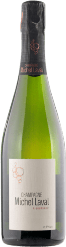 76,95 € Envío gratis | Espumoso blanco Michel Laval Ut Prius A.O.C. Champagne Champagne Francia Pinot Meunier Botella 75 cl
