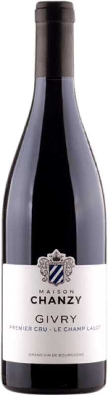 45,95 € Бесплатная доставка | Красное вино Chanzy Le Champ Lalot Givry Premier Cru Бургундия Франция Pinot Black бутылка 75 cl