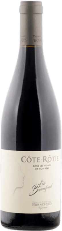 108,95 € Envío gratis | Vino tinto Bonnefond Dans Les Vignes Mon Pere A.O.C. Côte-Rôtie Rhône Francia Syrah, Viognier Botella 75 cl