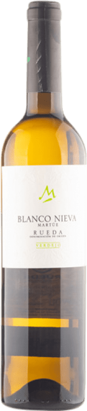 9,95 € Envío gratis | Vino blanco Nieva Blanco D.O. Rueda Castilla y León España Verdejo Botella 75 cl
