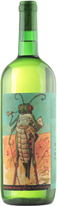 21,95 € Spedizione Gratuita | Vino Bianco Clos Lentiscus Cric Cric Catalogna Spagna Xarel·lo 1 L
