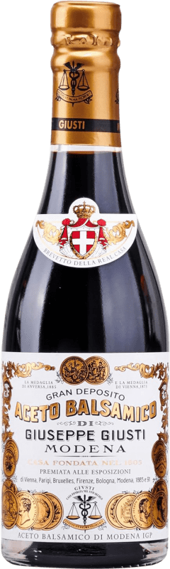 17,95 € Spedizione Gratuita | Aceto Giuseppe Giusti Balsamico di Modena Clásico Italia 8 Anni Piccola Bottiglia 25 cl