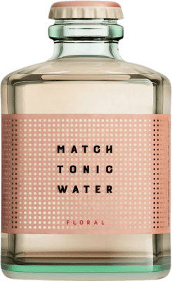 53,95 € Envío gratis | Caja de 24 unidades Refrescos y Mixers Match Tonic Water Floral Suiza Botellín 20 cl