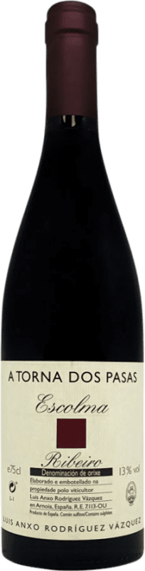 53,95 € Free Shipping | Red wine Luis Anxo A Torna Dos Pasas Escolma D.O. Ribeiro Spain Caíño Black, Brancellao, Ferrol, Caíño White Bottle 75 cl