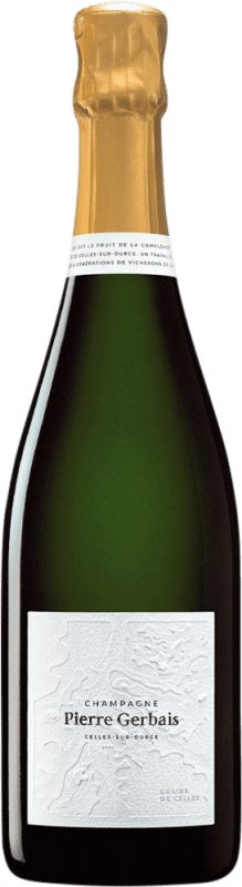59,95 € 免费送货 | 白起泡酒 Pierre Gerbais Grains de Celles Extra Brut — 特干型起泡酒 A.O.C. Champagne 法国 Pinot Noir — 黑皮诺, Chardonnay — 莎当妮, Pinot Blanc — 白皮诺 75 cl