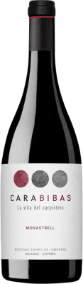 14,95 € Free Shipping | Red wine Sierra de Cabreras Carabibas Viña del Carpintero D.O. Alicante Spain Monastrell Bottle 75 cl