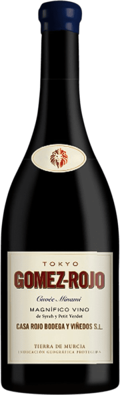 66,95 € 免费送货 | 红酒 Casa Rojo Tokyo Gomez Rojo Cuvée Minami 西班牙 Syrah, Petit Verdot 瓶子 75 cl