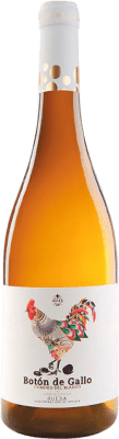 7,95 € 免费送货 | 白酒 Dominio del Blanco. Botón de Gallo Barrica D.O. Rueda 西班牙 Verdejo 瓶子 75 cl