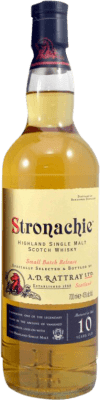 Single Malt Whisky AD Rattray. Stronachie Small Batch Release 10 Ans 70 cl