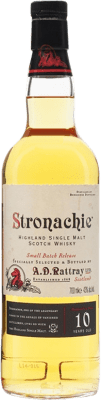 53,95 € 免费送货 | 威士忌单一麦芽威士忌 AD Rattray. Stronachie Small Batch Release 英国 10 岁 瓶子 70 cl