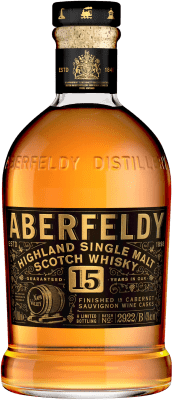 Single Malt Whisky Aberfeldy Red Wine Cask Sauvignon 15 Ans 70 cl