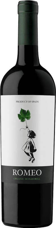 10,95 € Free Shipping | Red wine Alceño Romeo Organic D.O. Jumilla Region of Murcia Spain Monastrell Bottle 75 cl