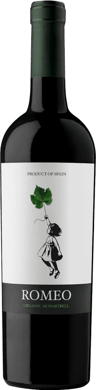 7,95 € Envoi gratuit | Vin Rouge Alceño Romeo D.O. Jumilla Région de Murcie Espagne Monastrell Organic — Biologique Bouteille 75 cl
