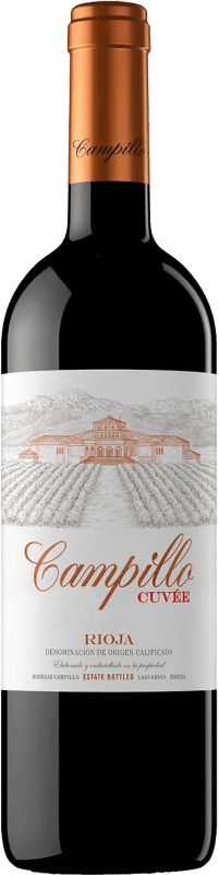 12,95 € Envio grátis | Vinho tinto Campillo Cuvée Crianza D.O.Ca. Rioja La Rioja Espanha Tempranillo Garrafa 75 cl
