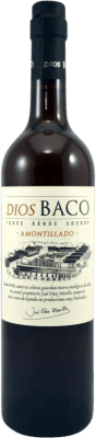 22,95 € Free Shipping | Fortified wine Dios Baco Amontillado D.O. Jerez-Xérès-Sherry Andalusia Spain Palomino Fino Bottle 75 cl
