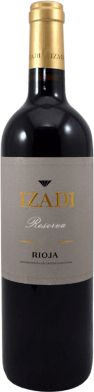16,95 € Бесплатная доставка | Красное вино Izadi Резерв D.O.Ca. Rioja Ла-Риоха Испания Tempranillo бутылка 75 cl
