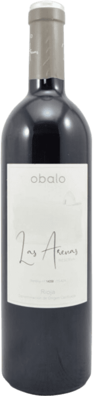 22,95 € Spedizione Gratuita | Vino Rosso Obalo Las Arenas Riserva D.O.Ca. Rioja La Rioja Spagna Tempranillo 75 cl