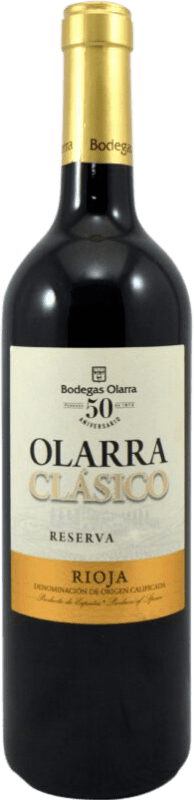 11,95 € Free Shipping | Red Wine Olarra Classic Reserve — Aged D.O.Ca. Rioja The Rioja Spain Tempranillo Bottle 75 cl