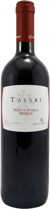 6,95 € Envoi gratuit | Vin Rouge Caruso e Minini Tasàri D.O.C. Sicilia Sicile Italie Merlot, Nero d'Avola 75 cl