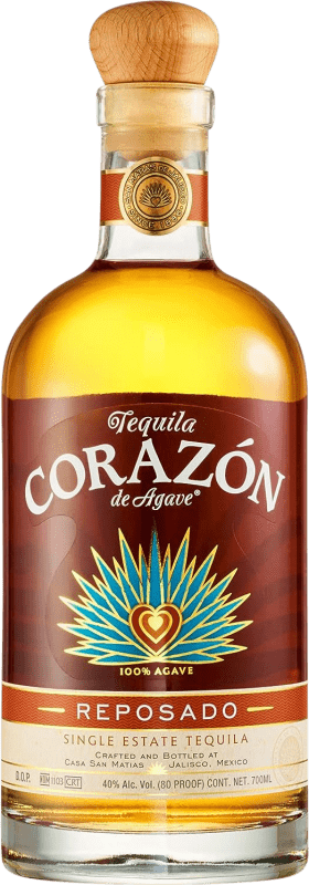 48,95 € 送料無料 | テキーラ Casa San Matías. Corazón de Agave Reposado メキシコ ボトル 70 cl