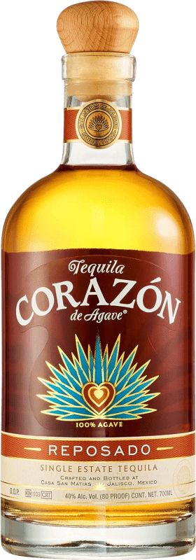 72,95 € 免费送货 | 龙舌兰酒 Casa San Matías Corazón Reposado — 雷波萨多 墨西哥 70 cl Ágave — 龙舌兰