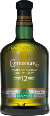 81,95 € Free Shipping | Whisky Single Malt Cooley Connemara Ireland 12 Years Bottle 70 cl