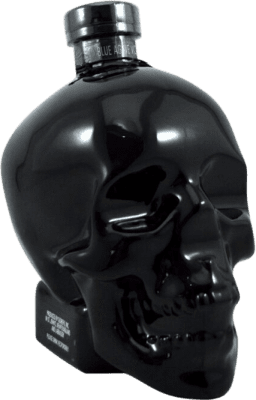 74,95 € Spedizione Gratuita | Vodka Brockmans Crystal Head Onyx Calavera — Teschio Canada 1 L Agave