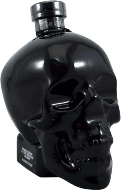 74,95 € Envoi gratuit | Vodka Brockmans Crystal Head Onyx Calavera — Crâne Canada 1 L Agave