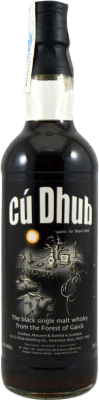 48,95 € 免费送货 | 威士忌单一麦芽威士忌 Cú Dhub The Black 英国 瓶子 70 cl