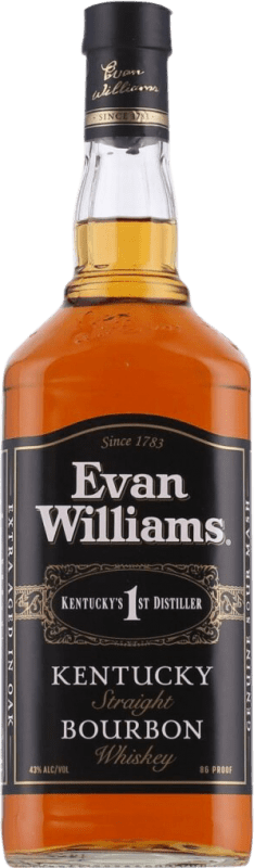 36,95 € Бесплатная доставка | Бурбон Marie Brizard Evan Williams Straight Соединенные Штаты Бутылка 1 L