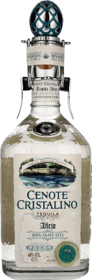 96,95 € 免费送货 | 龙舌兰 Cenote Cristalino 墨西哥 瓶子 70 cl