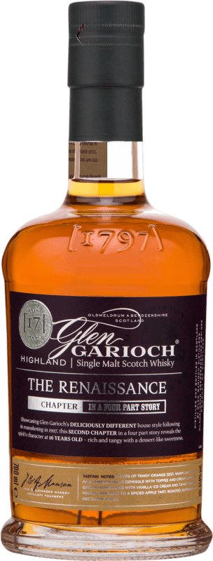 212,95 € Бесплатная доставка | Виски из одного солода Glen Garioch The Renaissance Third Chapter Объединенное Королевство 17 Лет бутылка 70 cl