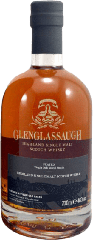88,95 € 送料無料 | ウイスキーシングルモルト Glenglassaugh. Peated Virgin Oak Wood Finish イギリス ボトル 70 cl