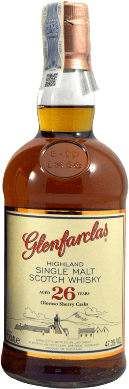 519,95 € Envío gratis | Whisky Single Malt Glenfarclas Oloroso Sherry Cask Reino Unido 26 Años Botella 70 cl