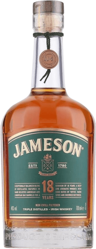 161,95 € Envoi gratuit | Blended Whisky Jameson Irlande 18 Ans Bouteille 70 cl