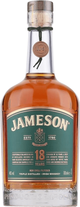 204,95 € Бесплатная доставка | Купажированный виски Jameson Ирландия 18 Лет 70 cl