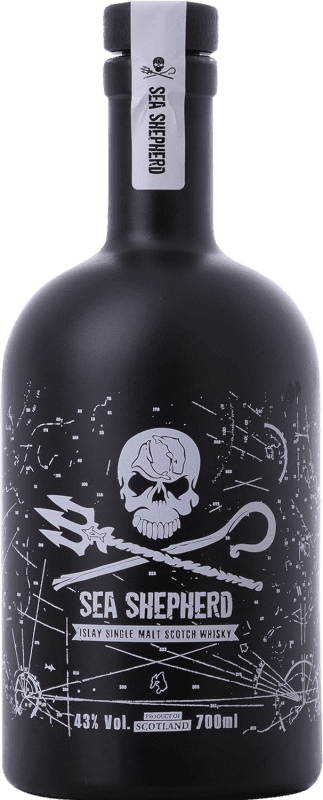 69,95 € Spedizione Gratuita | Whisky Single Malt Kirsch Sea Shepherd Islay Regno Unito 70 cl