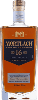 118,95 € Envio grátis | Whisky Single Malt Mortlach Reino Unido 16 Anos Garrafa 70 cl