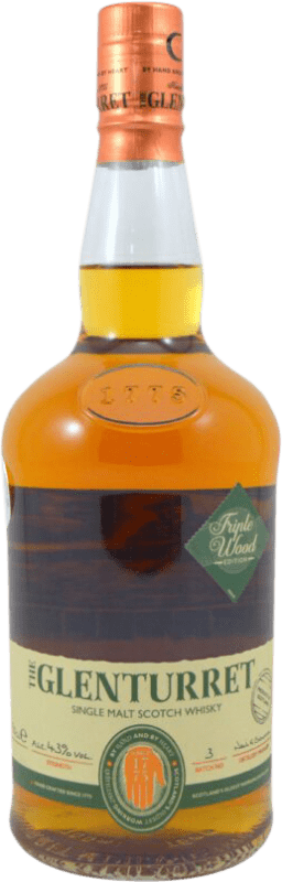 49,95 € Envío gratis | Whisky Single Malt Glenturret Triple Wood Reino Unido Botella 70 cl