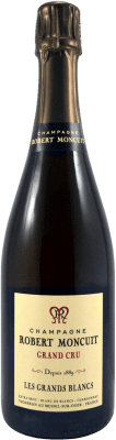58,95 € Envoi gratuit | Blanc mousseux Robert Moncuit. Les Grands Blancs Grand Cru A.O.C. Champagne Champagne France Chardonnay Bouteille 75 cl