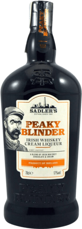 16,95 € Spedizione Gratuita | Crema di Liquore Sadler's Peaky Blinder Irish Irlanda Bottiglia 70 cl