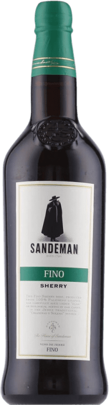 10,95 € Бесплатная доставка | Креплёное вино Sandeman Porto D.O. Jerez-Xérès-Sherry Андалусия Испания Palomino Fino 75 cl