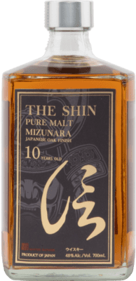 144,95 € 免费送货 | 威士忌单一麦芽威士忌 Shinobu The Shin Mizunara Pure 日本 10 岁 瓶子 70 cl