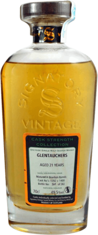 218,95 € Envoi gratuit | Whisky Single Malt Signatory Vintage At Glentauchers Cask Strength — Brut de Fût, Collection Royaume-Uni 21 Ans 70 cl