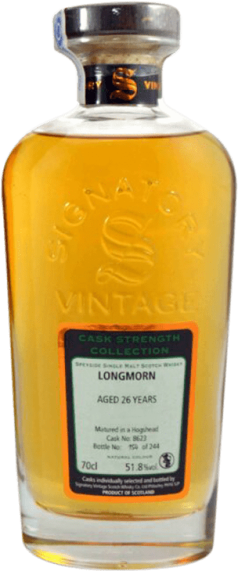 299,95 € Envío gratis | Whisky Single Malt Signatory Vintage Cask Strength Collection at Longmorn Reino Unido 26 Años Botella 70 cl