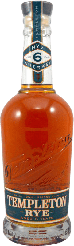 56,95 € Spedizione Gratuita | Whisky Bourbon Templeton Rye Strong stati Uniti 6 Anni Bottiglia 70 cl