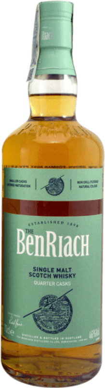 57,95 € Kostenloser Versand | Whiskey Single Malt The Benriach Quarter Cask Großbritannien Flasche 70 cl