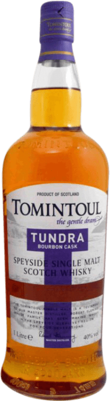 62,95 € Envío gratis | Whisky Single Malt Tomintoul Tundra Bourbon Cask Reino Unido Botella 1 L