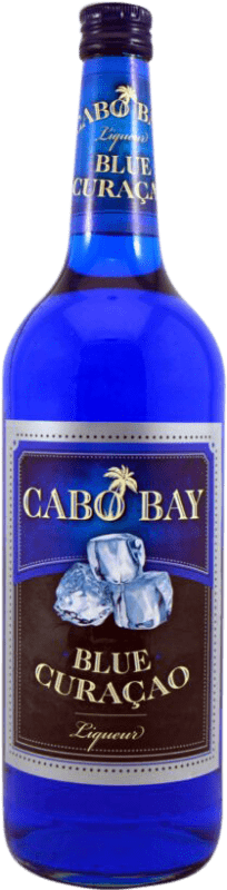 9,95 € Envío gratis | Licores Wilhelm Braun Cabo Bay Blue Curaçao Alemania Botella 1 L